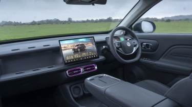 Leapmotor B10 on UK roads - front interior 