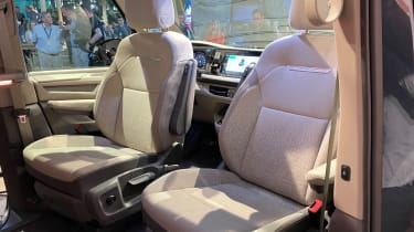 Volkswagen T7 California concept front seats