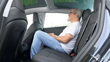Tesla Model 3 - rear seats
