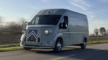 New Citroen Type H EV - front tracking 