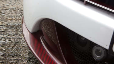 Aston Martin V12 Vantage Roadster front splitter detail