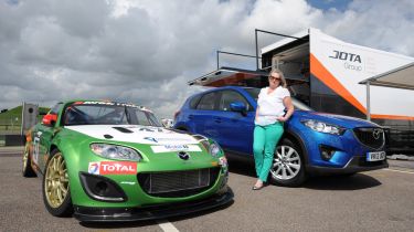 Mazda MX-5 racer and Mazda CX-5