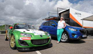 Mazda MX-5 racer and Mazda CX-5
