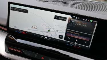 BMW 530e Long-term test - infotainment screen