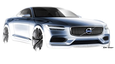 Volvo Concept Coupe sketch front