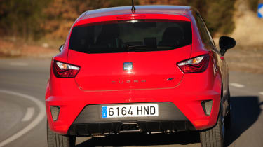 SEAT Ibiza Cupra rear cornering