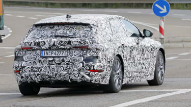 Audi A6 Avant e-tron spy shots rear