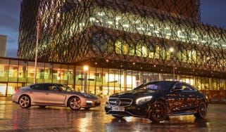 Mercedes S 63 AMG Coupe vs Porsche Panamera Turbo S