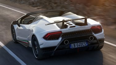 Lamborghini Huracan Performante Spyder - rear action