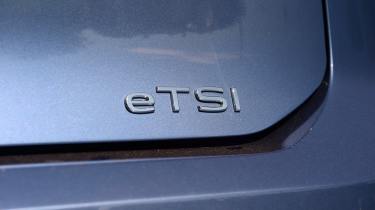 Volkswagen Golf facelift 2024 UK - eTSI badge