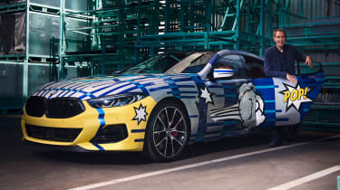 New BMW 8 Series X Jeff Koons arrives with comic-strip livery