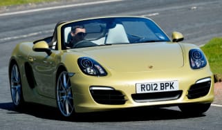 Porsche Boxster S front cornering