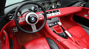 BMW Z8 interior view