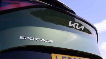 Kia Sportage - tailgate detail