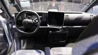 Renault Trafic on display at Commercial Vehicle Show - dashboard
