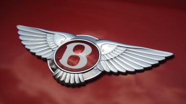 Bentley Continental GT V8 badge