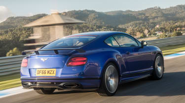 Bentley Continental Supersports 2017 - Moroccan Blue rear tracking