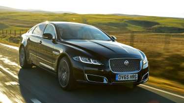 Used Car Hunter - luxury saloons, Jaguar XJ - front tracking