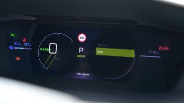 Peugeot E-208 - digital drivers display 