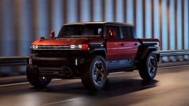 GMC Hummer X concept - orange front 3/4