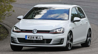 Volkswagen Golf GTI cornering