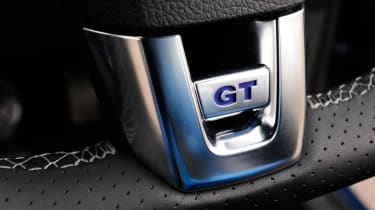 Volkswagen Polo BlueGT steering wheel detail