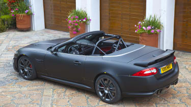 Jaguar XKR-S Convertible rear three-quarters