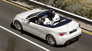 Toyota FT-86 Open Concept roof down