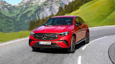 Mercedes GLC Coupe - front cornering
