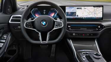 BMW 3 Series Facelift driver view