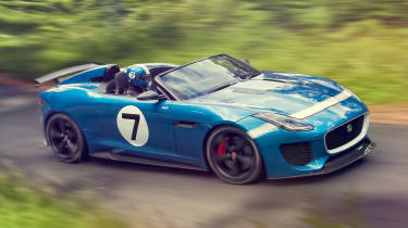 Jaguar F-Type Project 7 front right side
