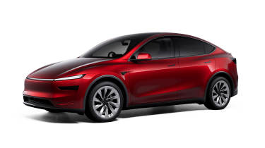 Tesla Model Y facelift - red front