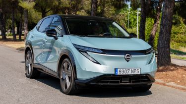 Nissan Ariya facelift 2026 - front