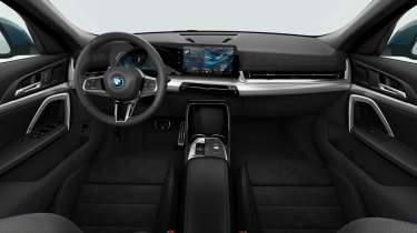 BMW iX2 Shadow Edition - front interior