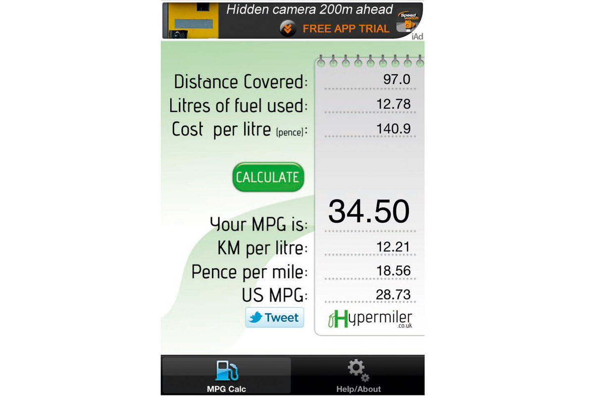 HyperMiler.co.uk MPG Calculator Auto Express