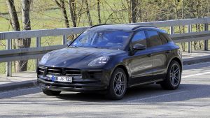 Porsche Macan spy shot