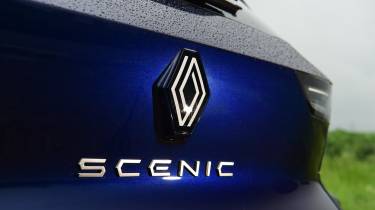 Renault Scenic vs Hyundai Ioniq 5 - Renault Scenic rear Renault badge 