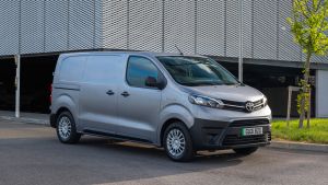 Toyota Proace Electric van - front static