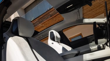 New Fisker Ocean 2023 review front seats
