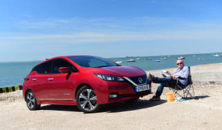 Nissan Leaf Long Termer beach
