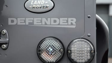 Land Rover Defender XTech badge