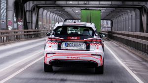 Audi Q4 e-tron prototype - full rear Audi Q4 e-tron prototype - full rear