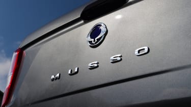 SsangYong Musso Saracen - tailgate badge