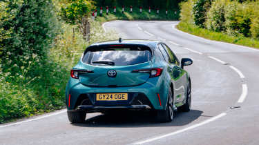 Toyota Corolla Excel in the UK - rear cornering