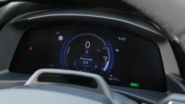 Lexus RZ - driver's display