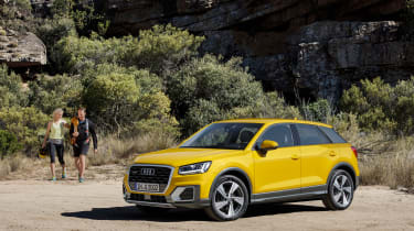 Audi Q2 Yellow side front
