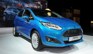 Facelifted Ford Fiesta front