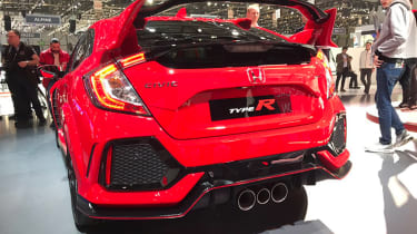 New Honda Civic Type R show - rear