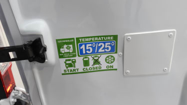 Renault Master fridge sticker