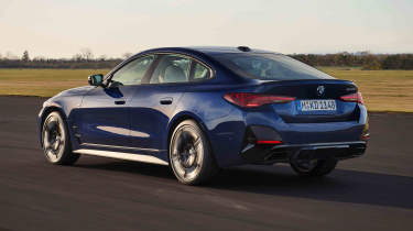 BMW 4 Series Gran Coupe - rear tracking on a track